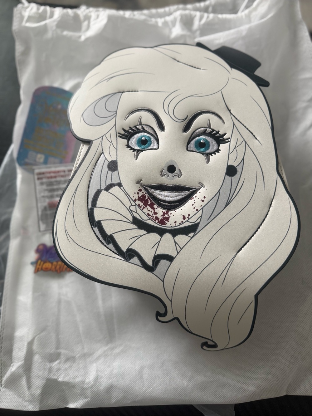 New Magically Horrific Arielfier White Crossbody Bag